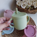Vaso silicona con azas - Verde