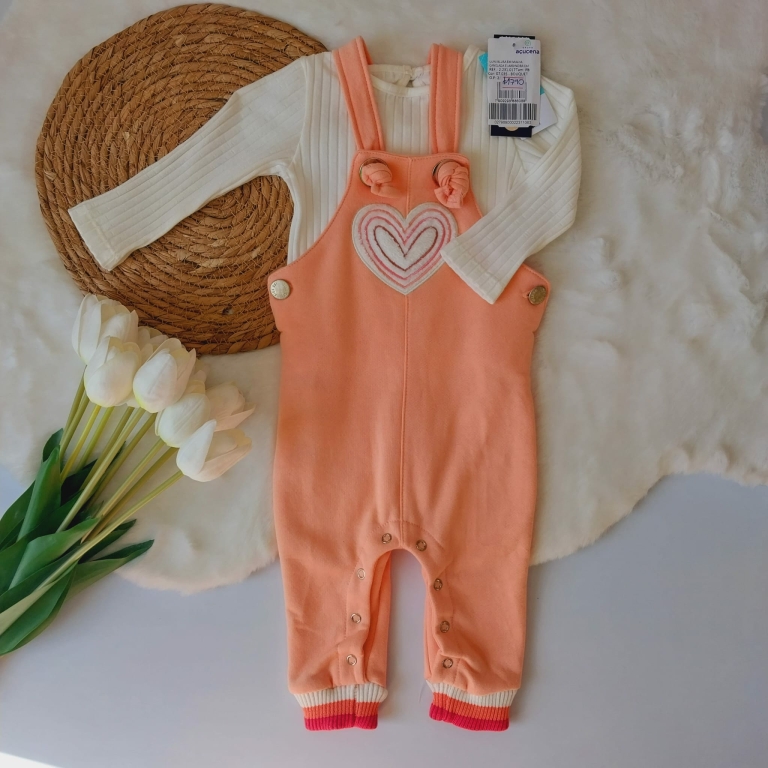 Conjunto Enterito Corazon y Remera