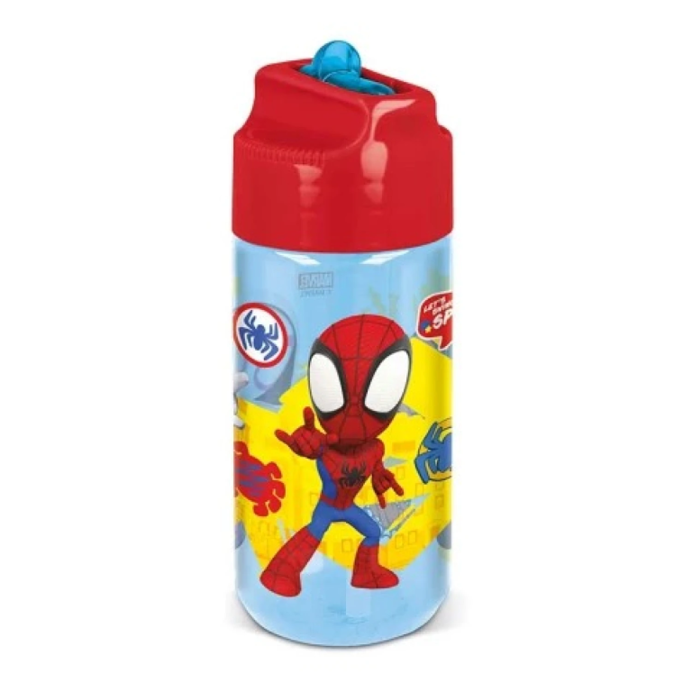 Botella Tritan Spiderman 430 ML con Pajita