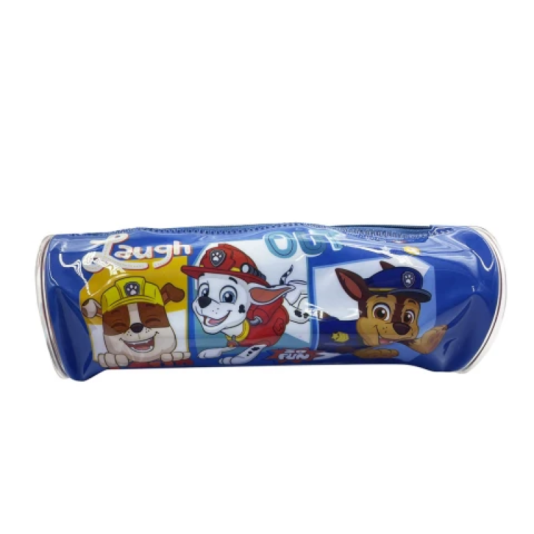 Cartuchera Paw Patrol Cilindriga de PVC - AZUL