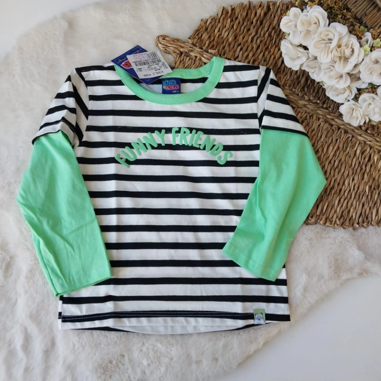 Remera Rayada Friends