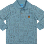 Remera Osos Cuello Pique