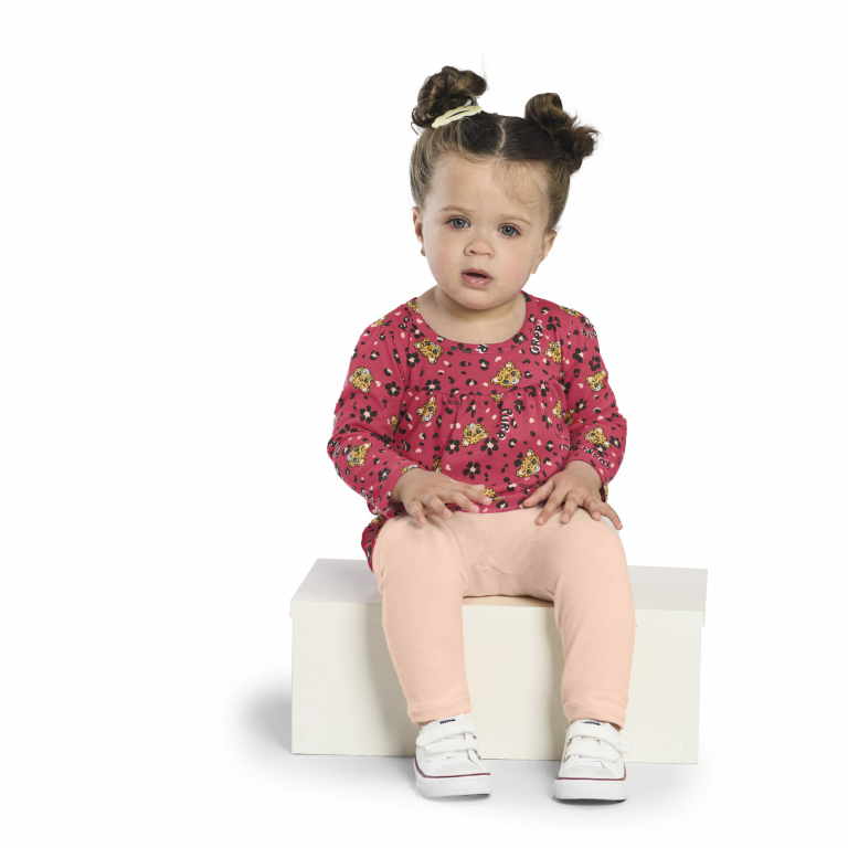 Conjunto Leopardos - Remera y calza