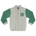 Campera Oso Robot - Con Felpa - Verde 4 al 16 Años