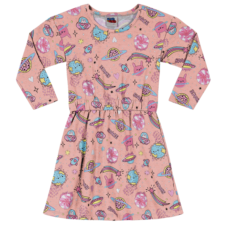 Vestido Planeta - Algodon