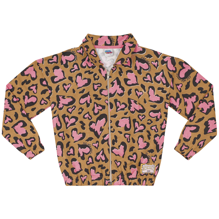 Campera Animal Print - Sin Felpa
