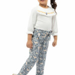 Conjunto Blusa Crepe y Pantalon Floreado