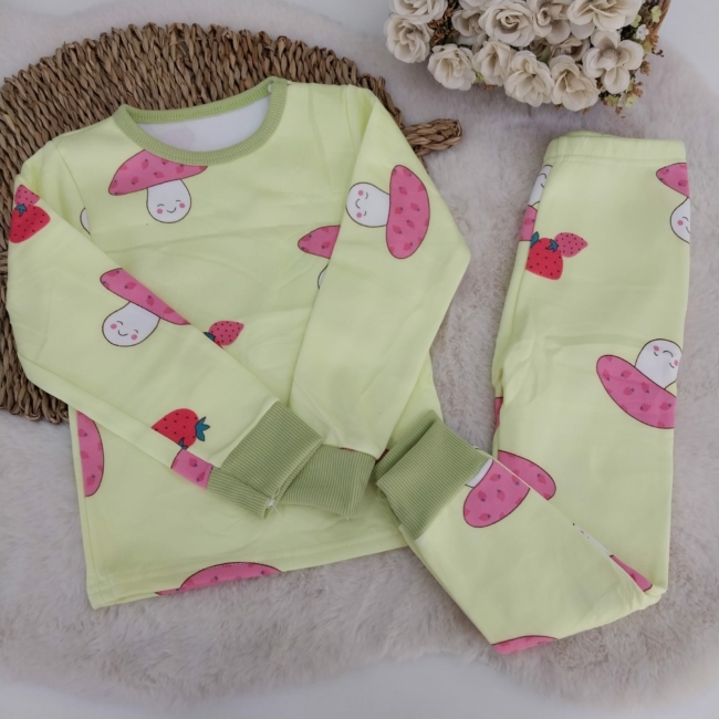 Pijama Algodon Termico Honguito