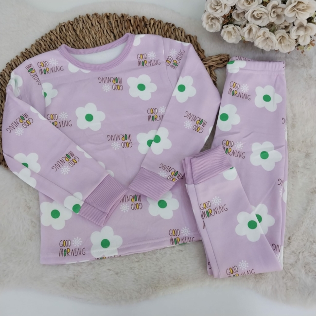 Pijama Algodon Termico Girasol
