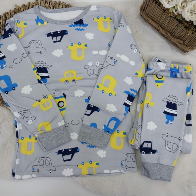 Pijama Algodón Térmico Auto