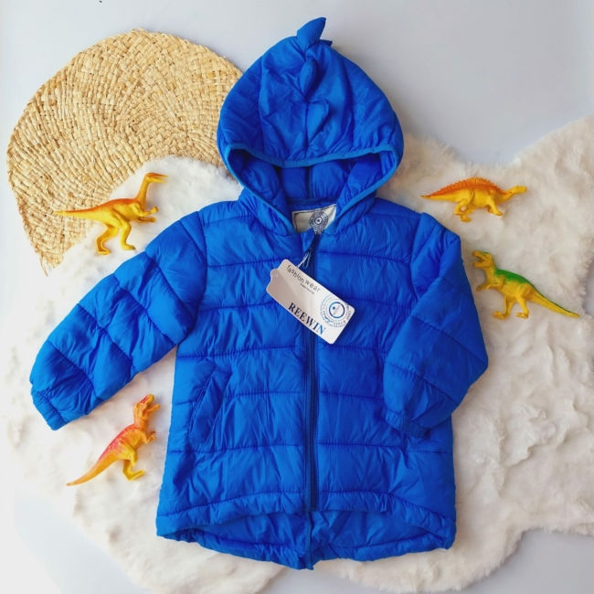 Campera Dino - Con Plush por Dentro . Azul Francia