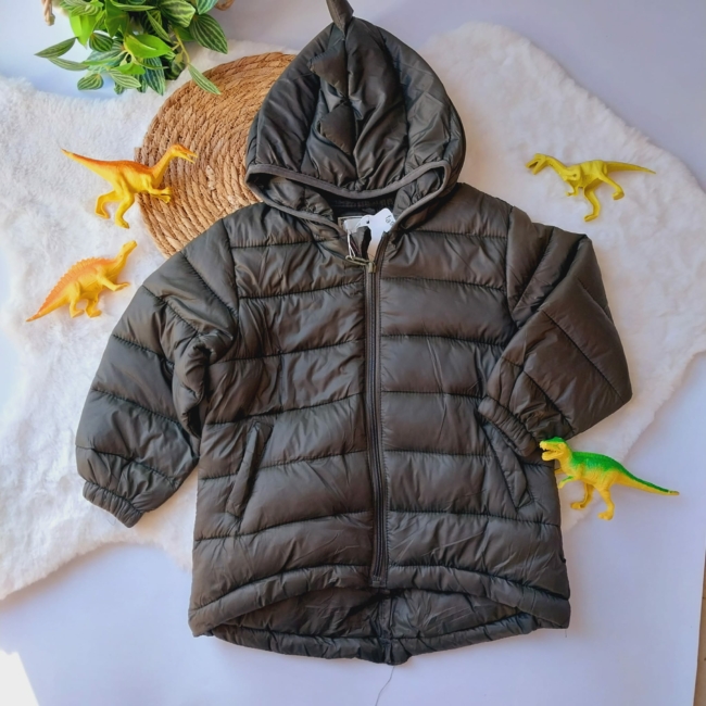 Campera Dino - Con Plush por Dentro . Verde Seco