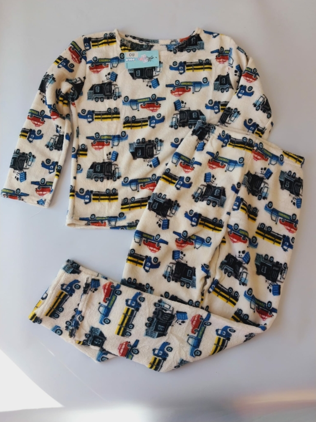 Pijama Peluche Transporte
