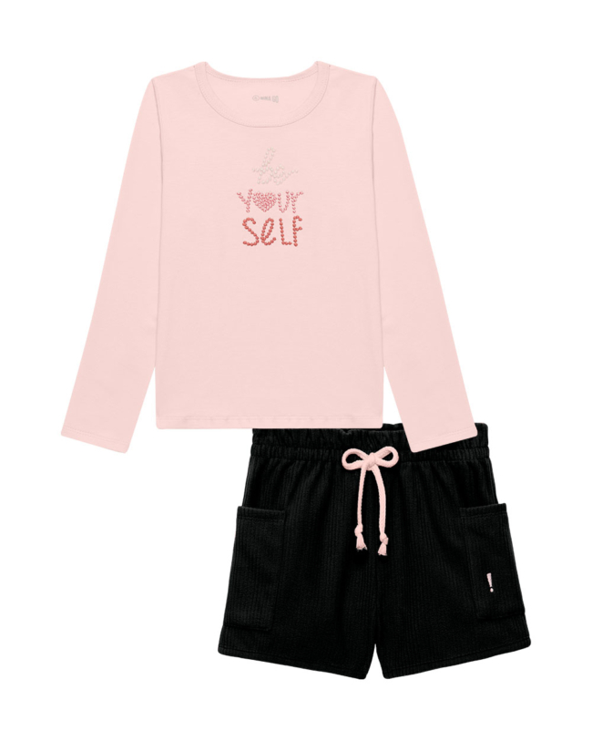 Conjunto Short Soft Super Felpa
