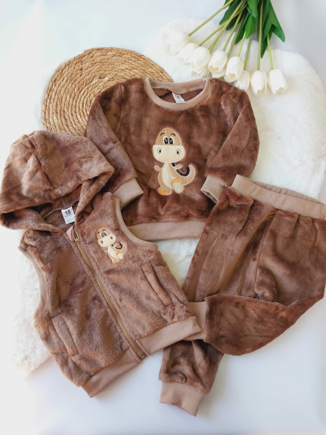 Conjunto 3pz Dino - Todo Peluche