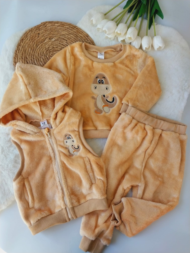 Conjunto 3pz Dino - Todo Peluche