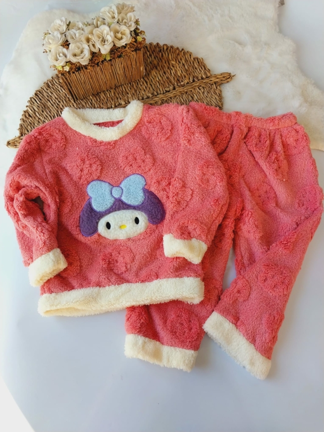 Pijama Peluche My Melody - Rosa Oscuro