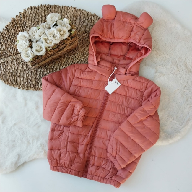 Campera Orejitas - Forrada Guata - Con Plush por Dentro