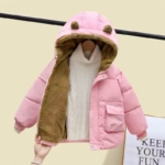 Campera Forrada Sherpa con Orejitas - Rosa