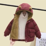 Campera Forrada Sherpa con Orejitas - Bordo