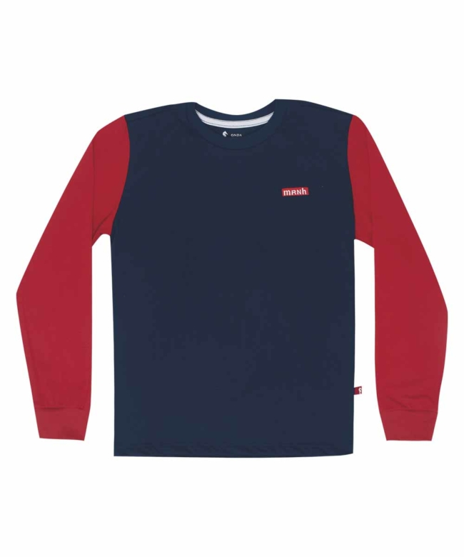 Remera Algodón Combinada