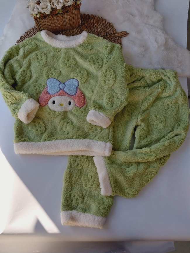 Pijama Peluche My Melody - Verde
