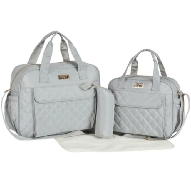 Set Bolso Maternal 4 pz . Incluye 2 Bolsos + Cambiador + Porta Mamadera