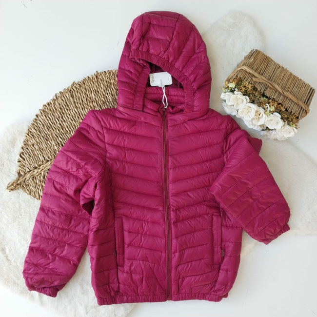 Campera Forrada con Capucha Desmontable