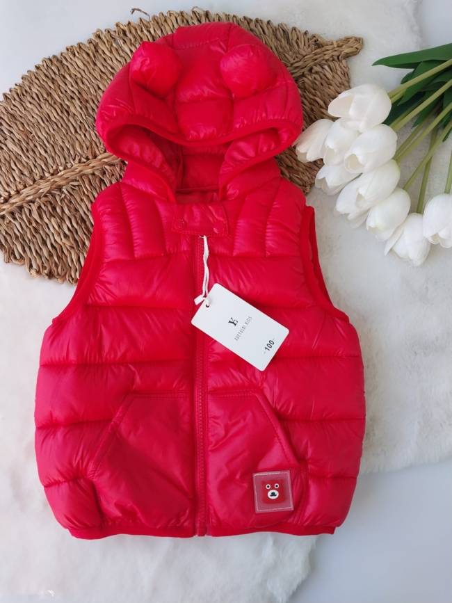 Chaleco Orejitas Nylon - Sin Felpa
